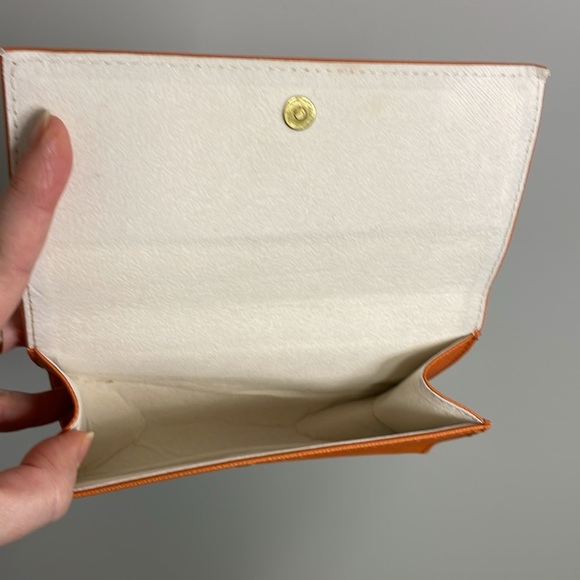 Tory Burch Sunglasses glasses case Orange clamshell Quiet luxury - Picture 8 of 8